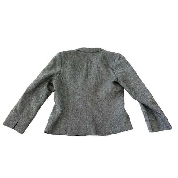 Calvin Klein Gray Blazer Womens Size 12 Sport Jacket Wool Single Button Front - Picture 6 of 11